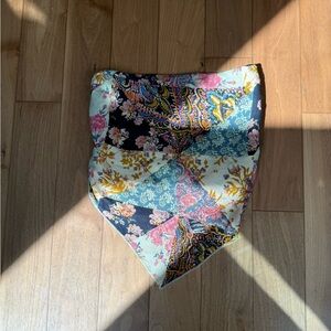 SOLD Free People One Raya Bandana Strapless Top in Vintage Combo
